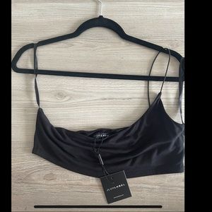 JLUXLABEL Brand New Black Bralette Crop Top size L